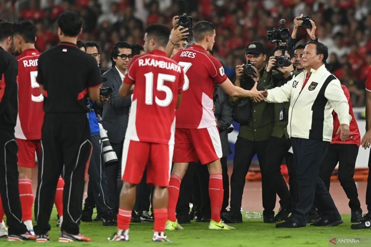 Kesempatan Prabowo Menyaksikan Pertandingan Timnas Indonesia vs China di GBK